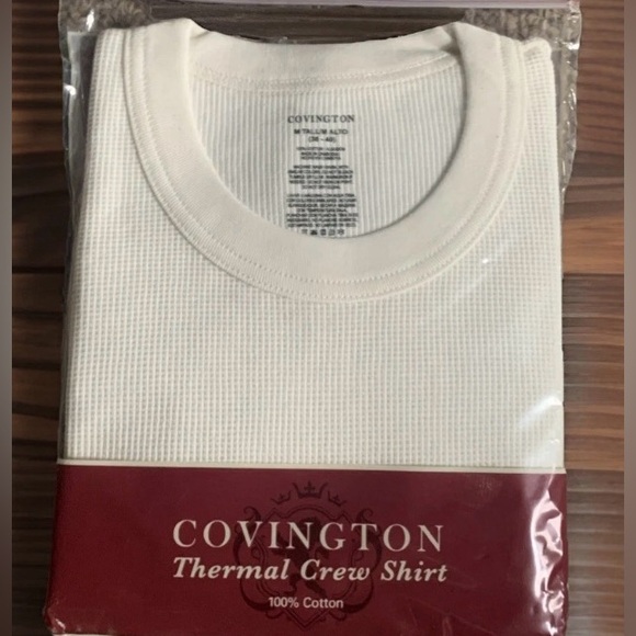 Tall Thermal Waffle Shirt Medium NWT - Picture 1 of 4